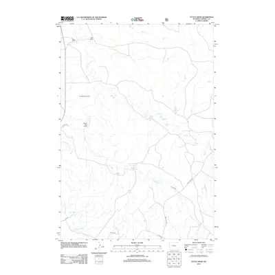 2012 Map of Tuttle Draw, 2012 Print