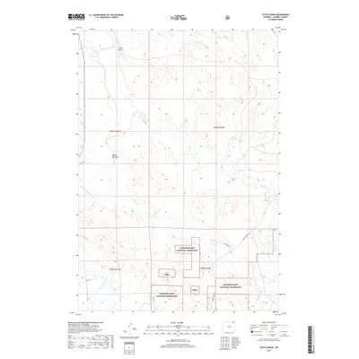 2017 Map of Tuttle Draw, 2017 Print