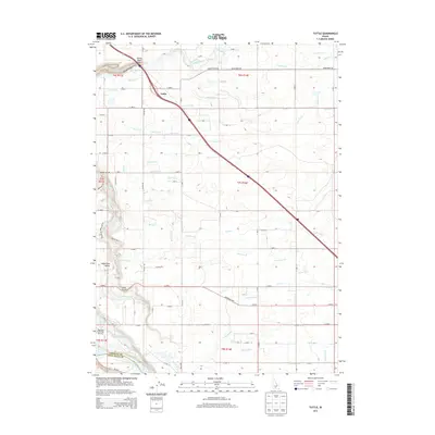 2013 Map of Tuttle, 2013 Print