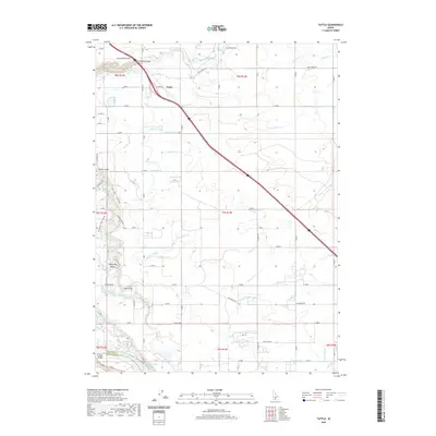2020 Map of Tuttle, 2020 Print