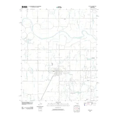 2009 Map of Tuttle, 2009 Print