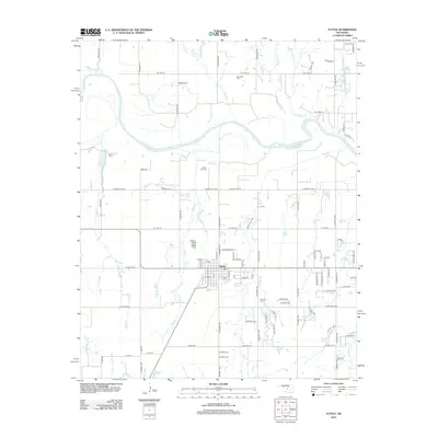 2012 Map of Tuttle, 2012 Print