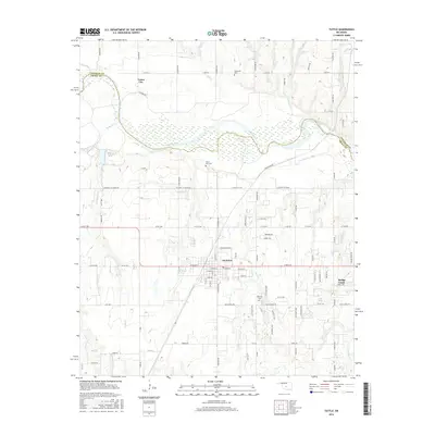 2016 Map of Tuttle, 2016 Print