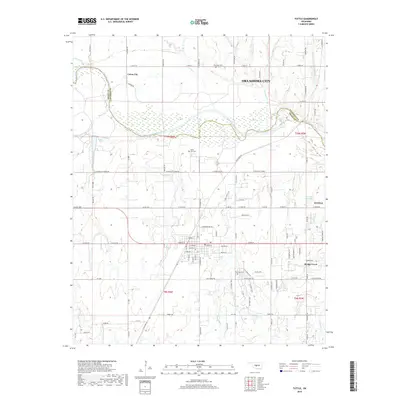 2018 Map of Tuttle, 2018 Print
