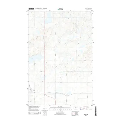 2014 Map of Tuttle, 2014 Print