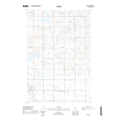 2018 Map of Tuttle, 2018 Print