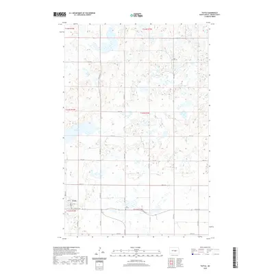 2020 Map of Tuttle, 2020 Print