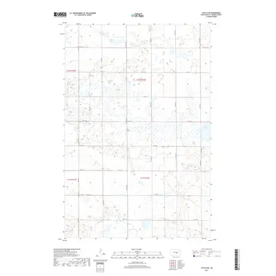 2017 Map of Tuttle SW, 2017 Print