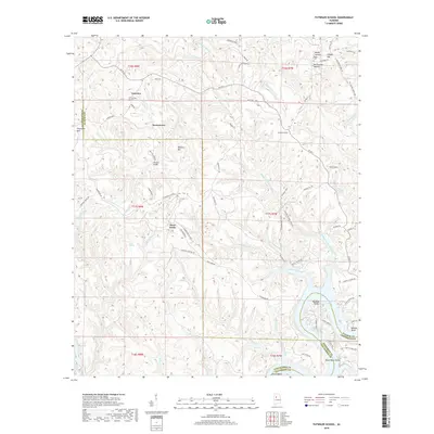 2018 Map of Tutwiler School, 2018 Print