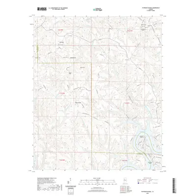 2020 Map of Tutwiler School, 2020 Print