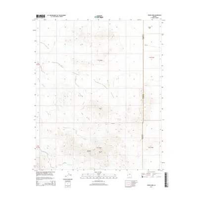 2014 Map of Tweed Mine, 2014 Print