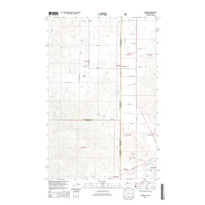 2014 Map of Tweedie, 2014 Print