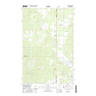 2017 Map of Tweedie, 2017 Print