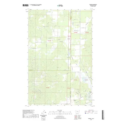 2020 Map of Tweedie, 2020 Print