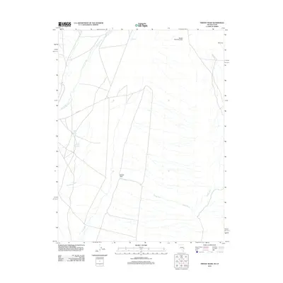 2012 Map of Tweedy Wash, 2012 Print