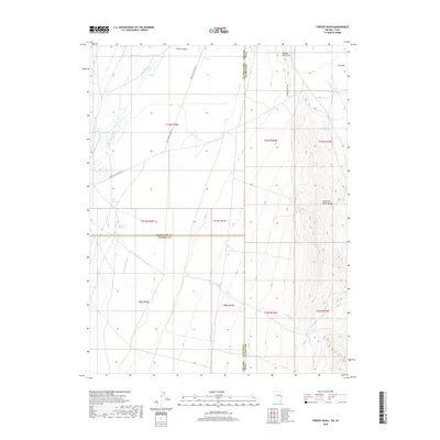 2018 Map of Tweedy Wash, 2018 Print