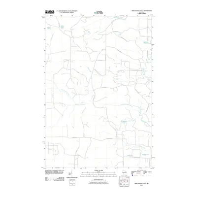 2010 Map of Twelvefoot Falls, 2010 Print