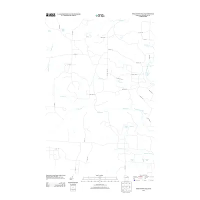 2013 Map of Twelvefoot Falls, 2013 Print