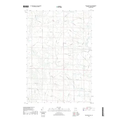 2018 Map of Twelvefoot Falls, 2018 Print