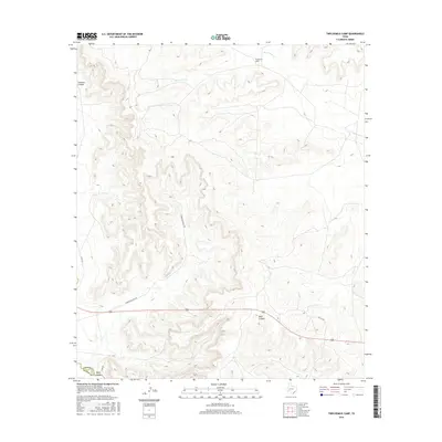 2016 Map of Twelvemile Camp, 2016 Print
