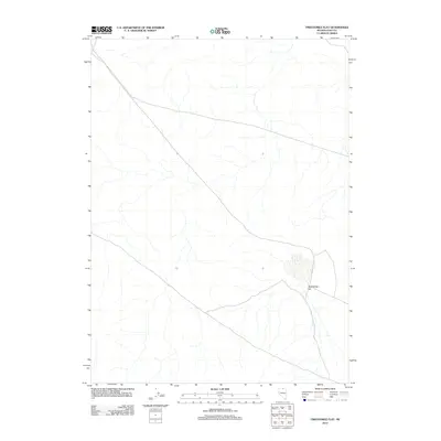 2012 Map of Twelvemile Flat, 2012 Print