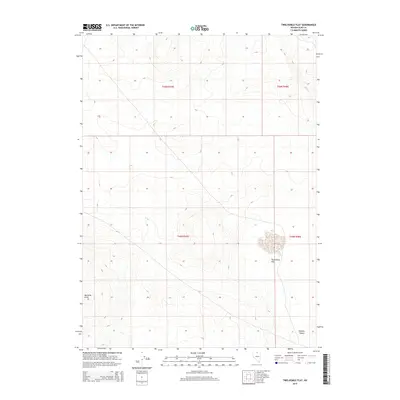 2015 Map of Twelvemile Flat, 2015 Print
