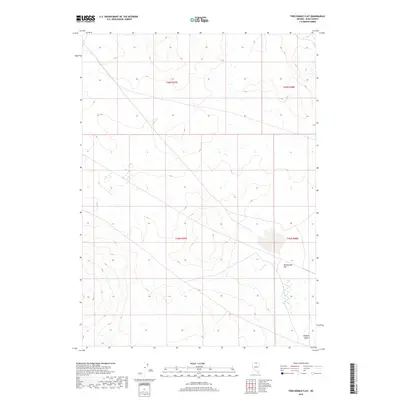 2018 Map of Twelvemile Flat, 2018 Print