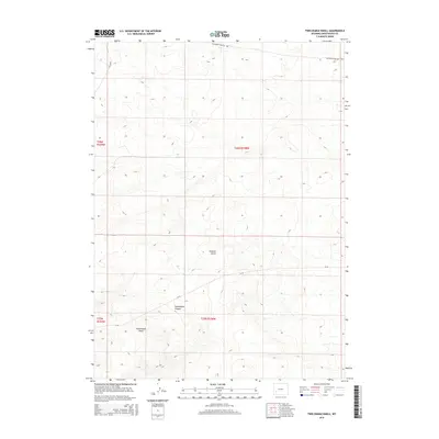 2015 Map of Twelvemile Knoll, 2015 Print
