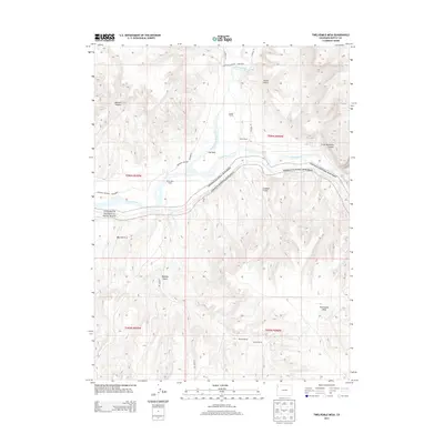 2013 Map of Twelvemile Mesa, 2013 Print
