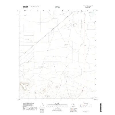 2019 Map of Twelvemile Mesa, 2019 Print