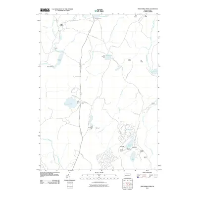 2010 Map of Twelvemile Pond, 2010 Print