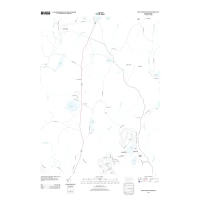 2013 Map of Twelvemile Pond, 2013 Print