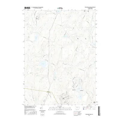 2016 Map of Twelvemile Pond, 2016 Print