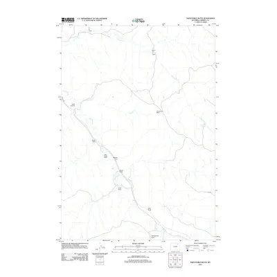 2012 Map of Twentymile Butte, 2012 Print