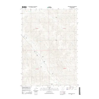 2015 Map of Twentymile Butte, 2015 Print