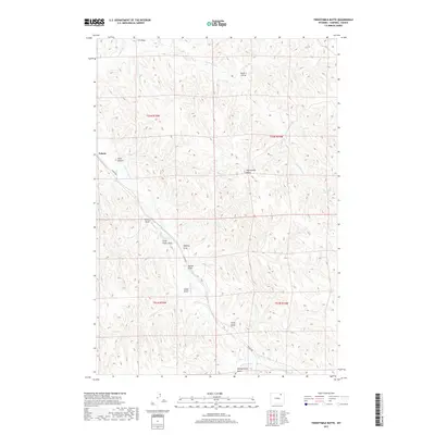 2017 Map of Twentymile Butte, 2017 Print