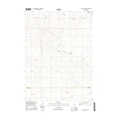 2017 Map of Twentymile Butte, 2017 Print