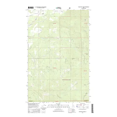 2017 Map of Twentymile Creek, 2017 Print