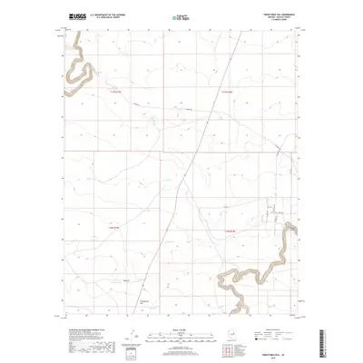 2018 Map of Twentymile Hill, 2018 Print