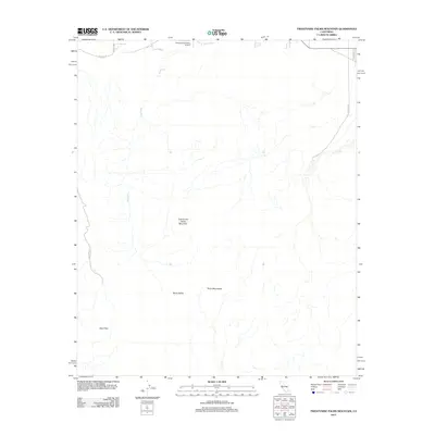 2012 Map of Twentynine Palms Mountain, 2012 Print