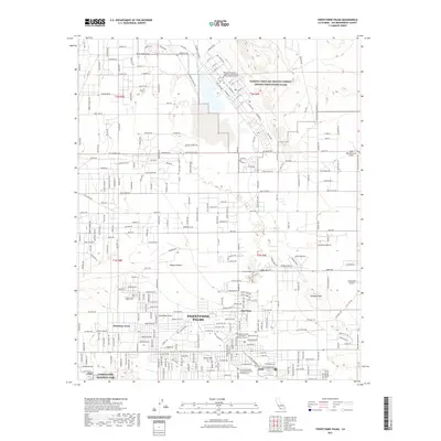2021 Map of Twentynine Palms, 2021 Print