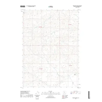 2018 Map of Twentyone Creek, 2018 Print