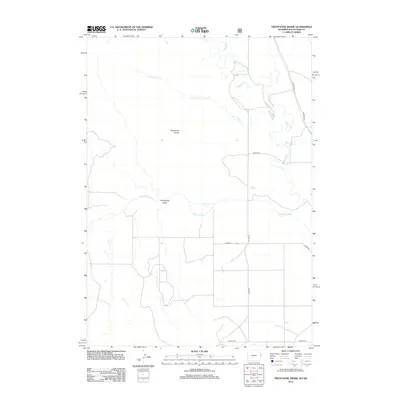 2012 Map of Twentyone Divide, 2012 Print