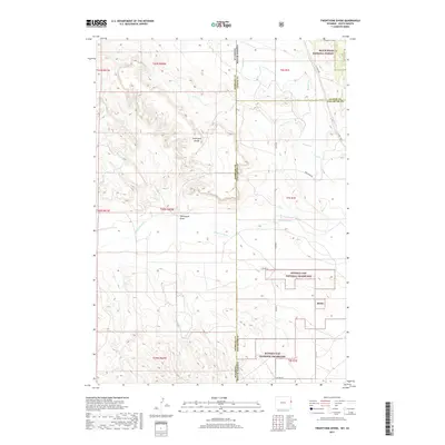 2017 Map of Twentyone Divide, 2017 Print