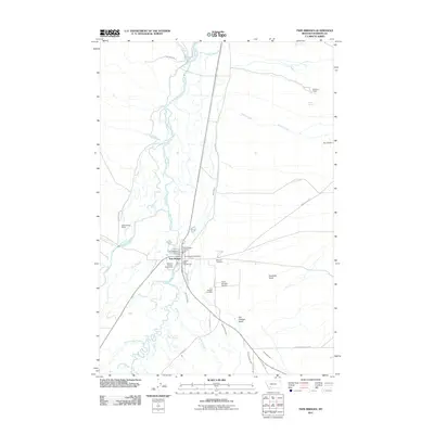 2011 Map of Twin Bridges, 2011 Print