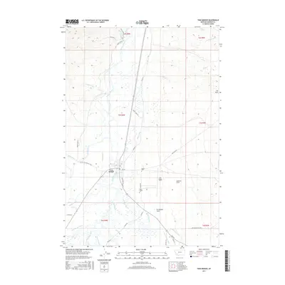 2017 Map of Twin Bridges, 2017 Print