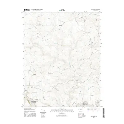 2016 Map of Twin Bridges, 2016 Print