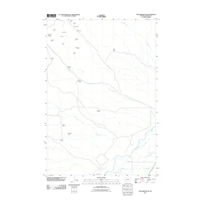 2011 Map of Twin Bridges SW, 2011 Print
