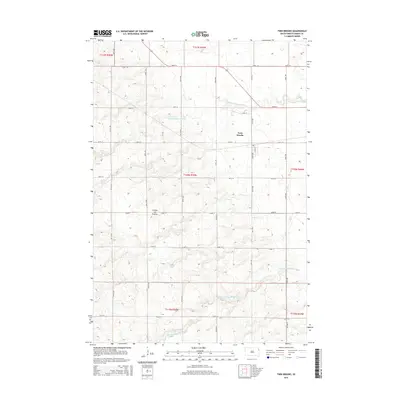 2015 Map of Twin Brooks, 2015 Print