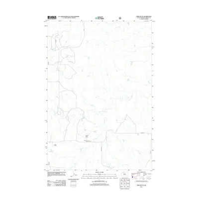2012 Map of Twin Butte, 2012 Print
